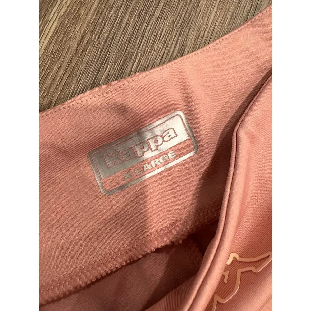 Kappa Women’s Pink Logo Athletic Set T-Shirt & Leggings 2-Piece Outfit New L/XL - Picture 10 of 10